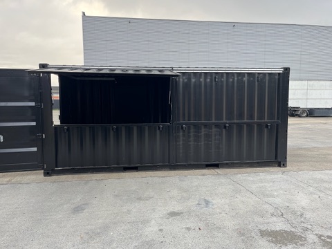 Open Side met luiken 20ft - Afbeelding 3
