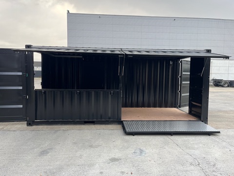 Open Side met luiken 20ft - Afbeelding 2