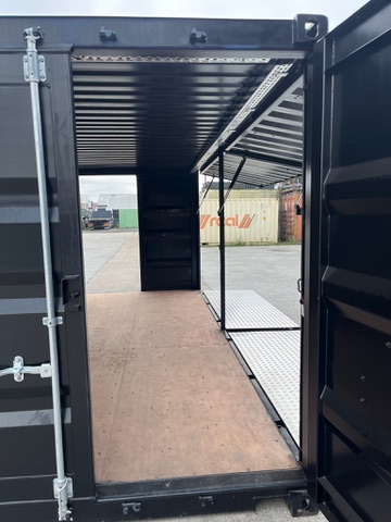 Open Side met luiken 20ft - Afbeelding 4