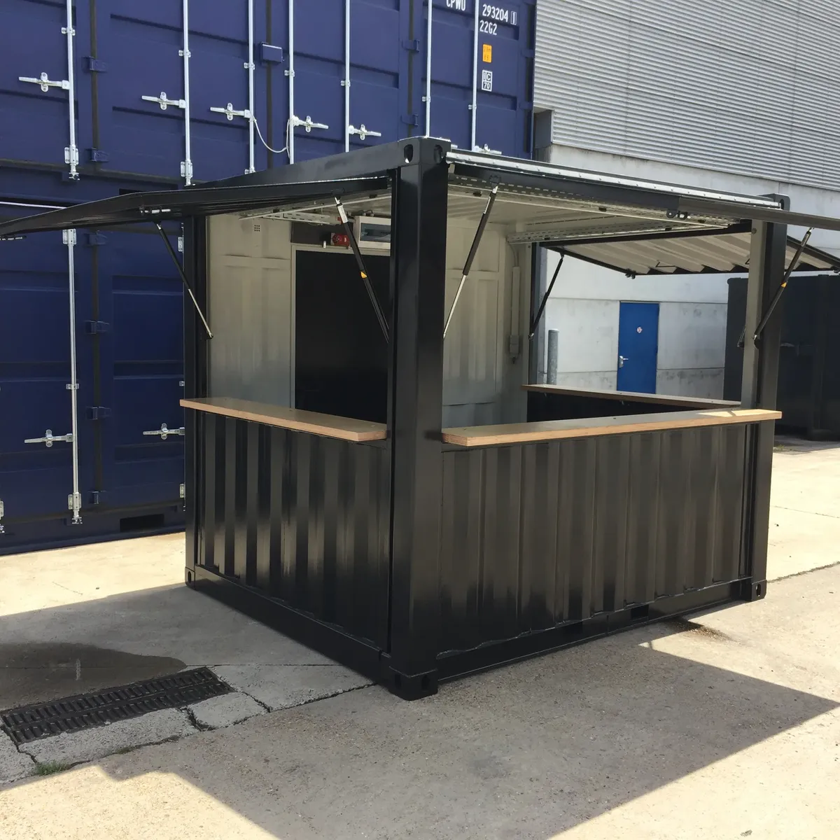 3-luik barcontainer