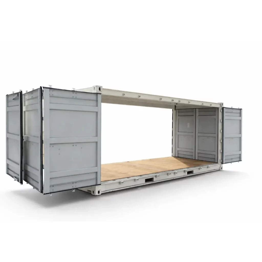 Dubbel Open Side  20ft Wit