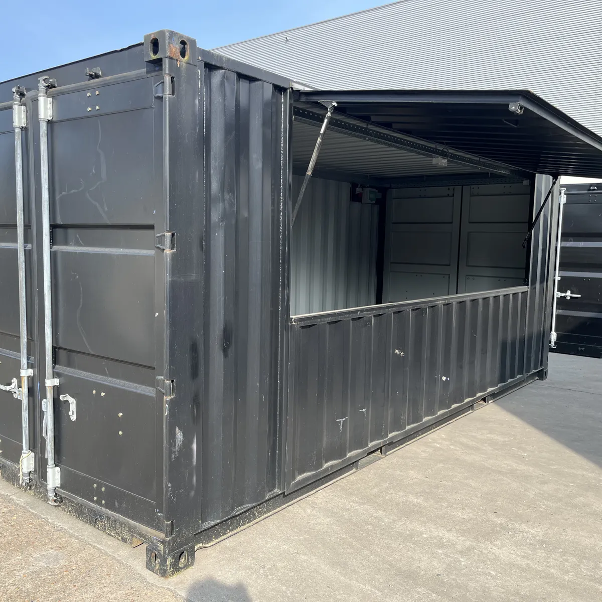 Open Side met luiken 20ft 4m - Afbeelding 3
