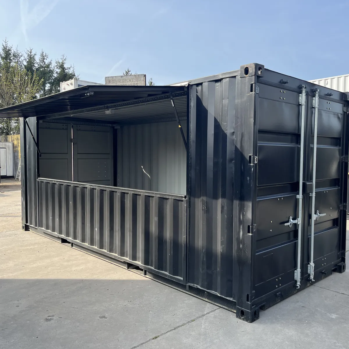 Open Side met luiken 20ft 4m - Afbeelding 4